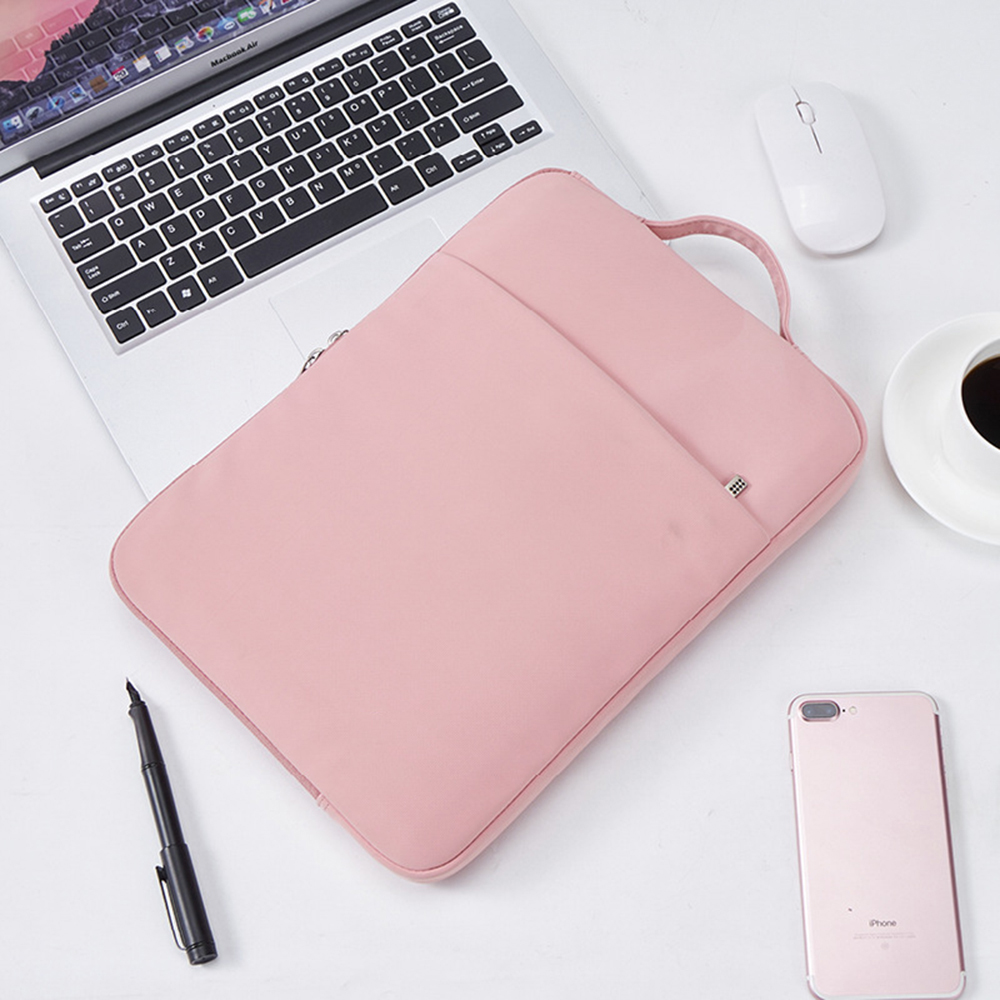 MUVAKO Bao Da PU Siêu Mỏng Chống Sốc Cỡ Lớn Đựng Laptop Cho Laptop 13.3 14 15.6 inch