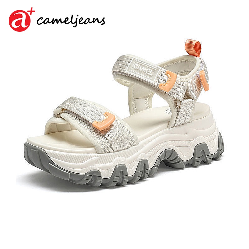 Cameljeans Giày Sandal Đế Bệt Đơn Giản Thời Trang Nữ A125036121S
