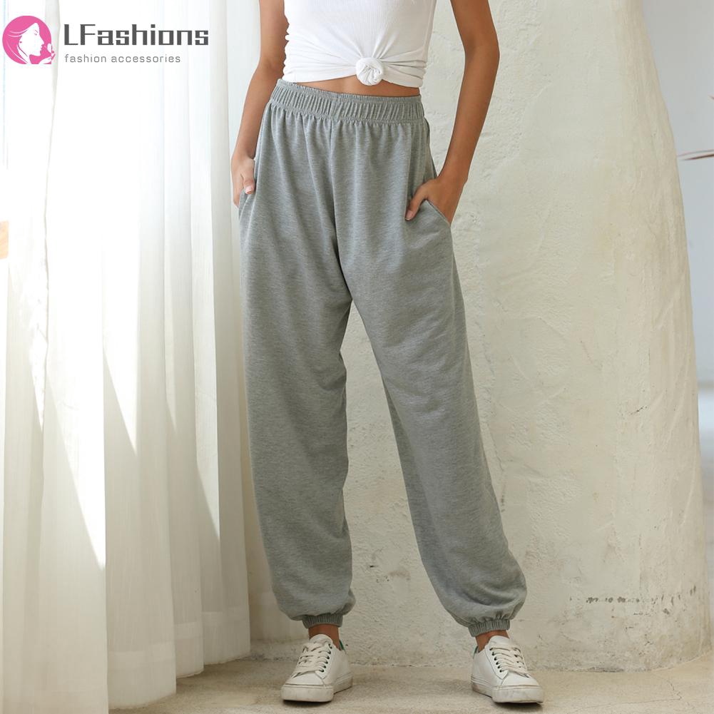 Women Loose Trousers Sports Wide Leg Pants Summer Jogger Sweatpants