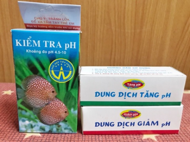 BỘ 3 ĐO LÀM TĂNG LÀM GIẢM ĐỘ PH CHO HỒ CÁ NON BỘ