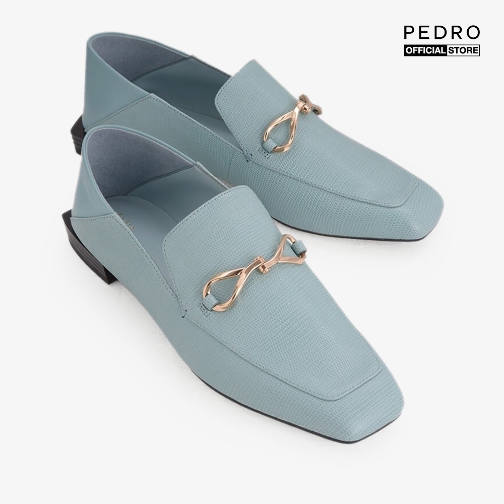 PEDRO - Giày đế bệt mũi vuông Gold Embellished PW1-66480032-26