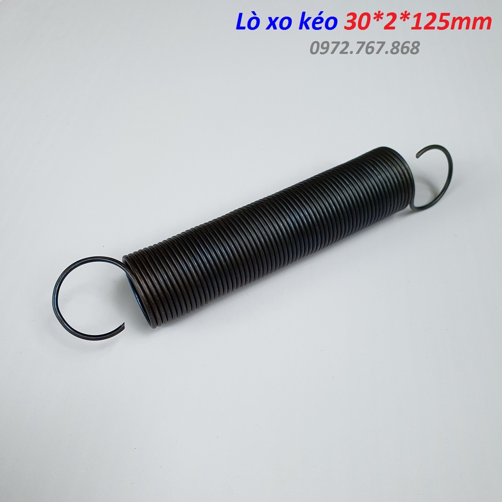 Lò  xo kéo phi 30 dây 2mm, dài 125mm