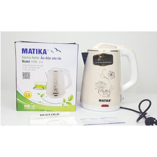 ẤM ĐIỆN SIÊU TỐ Ủ GIỮ NHIỆT CAO CẤP MATIKA - DUNG TÍCH 2,3L