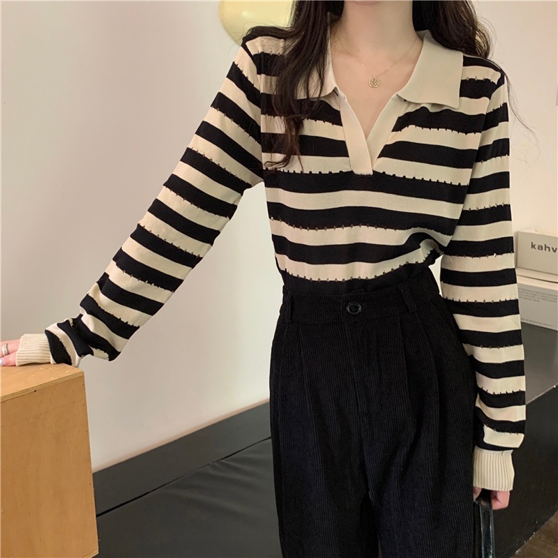 NRVP Áo Sweater Dài Tay Phong Cách Hàn Quốc Sành Điệu Dành Cho Nữ