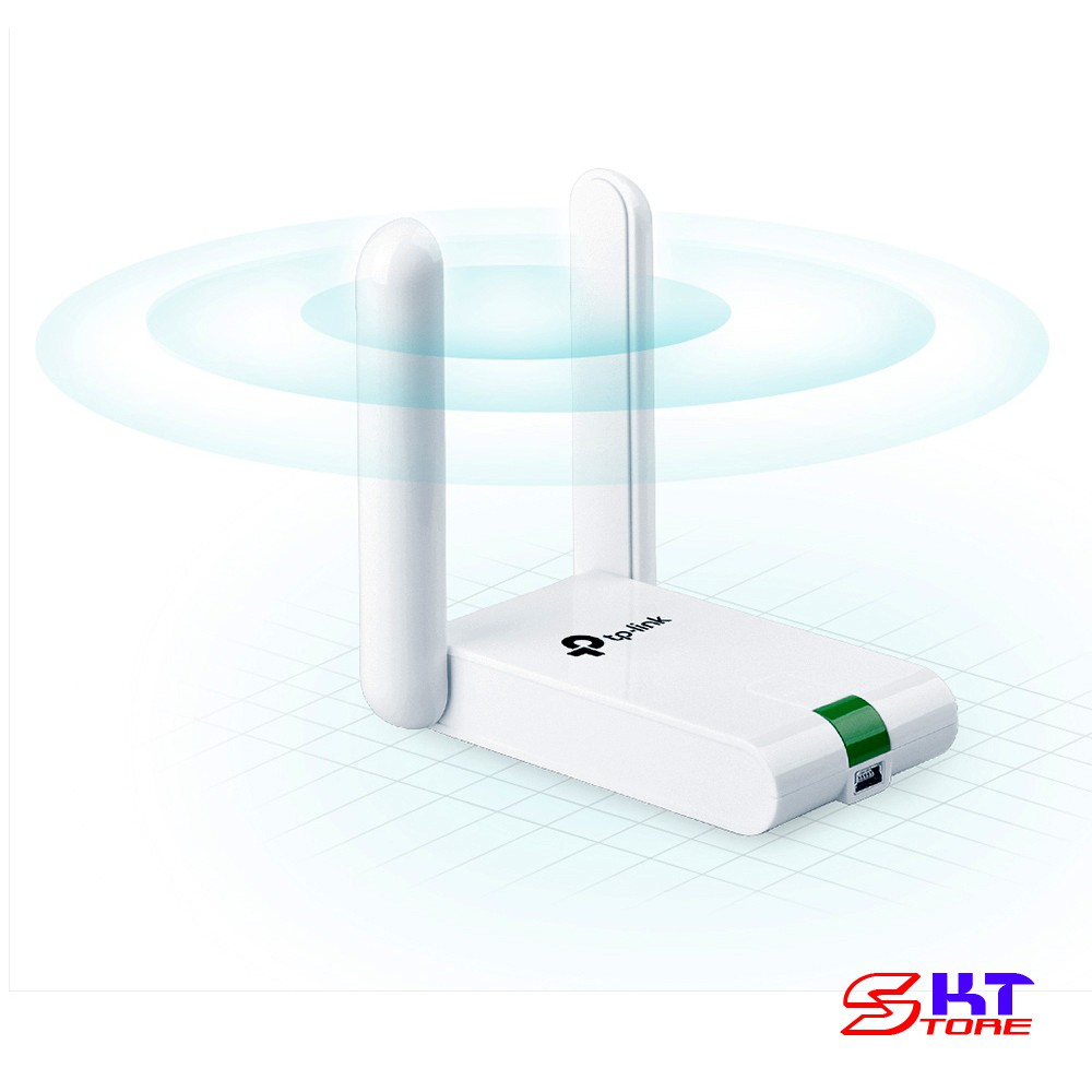 USB Thu Sóng Wifi (high gain) Tp-Link TL-WN822N Chuẩn N Tốc Độ 300Mbps - Hàng Chính Hãng