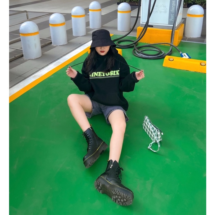 Áo hoodie nam nữ NINETOSIXCLUB, Áo nỉ nam nữ form rộng Unisex chất nỉ bông cotton dày dặn | BigBuy360 - bigbuy360.vn