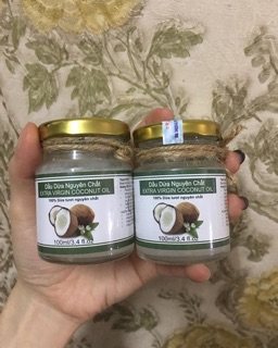 Lọ dầu dừa nguyên chất Bến Tre 100ml