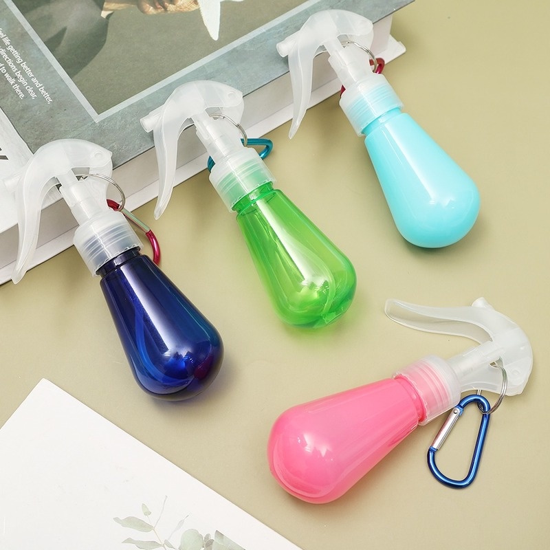 Bình Xịt Nước Hoa 60ml Bằng Nhựa Nhiều Kiểu Khác Nhau Kèm Móc Khóa/Móc Khóa Mang Đi Du Lịch Tiện Lợi