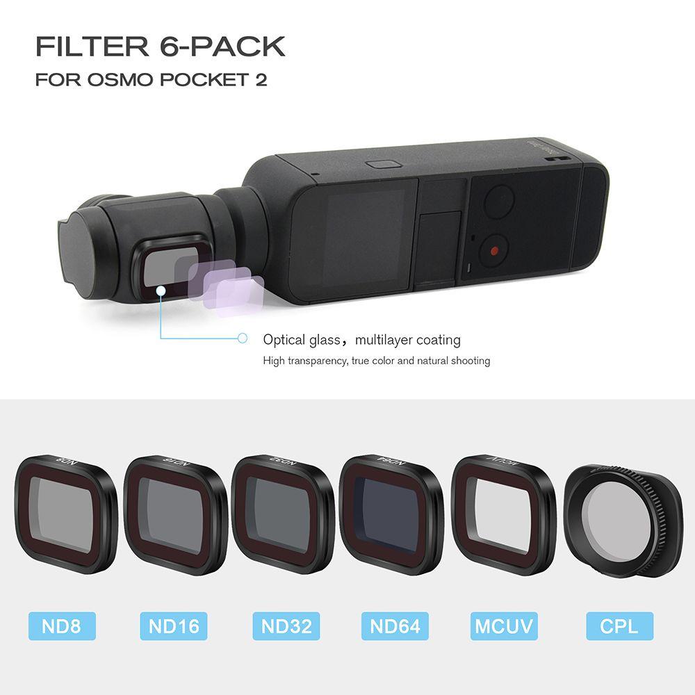 Kính Lọc Quang Học Bảo Vệ Ống Kính Máy Ảnh Cho DJI Pocket 2 / DJI Pocket 2