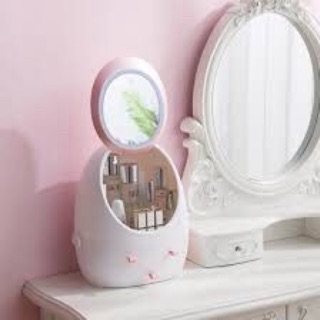 Kệ mỹ phẩm 3 ngăn có gương shop lyy