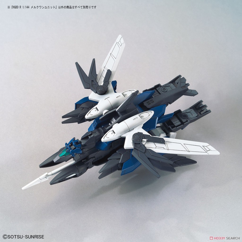 Mô hình lắp ráp HG BD R Core Gundam (Real Type Color) &amp; Mercone Unit Daban