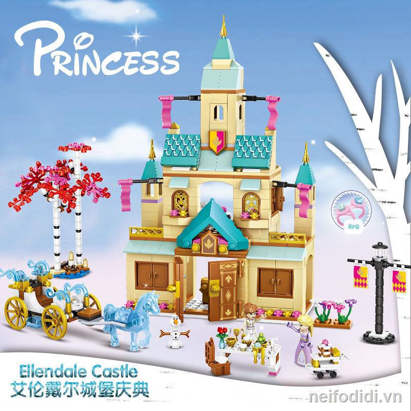 Bộ Đồ Chơi Lego Xếp Hình Lâu Đài Công Chúa Elsa Cho Bé