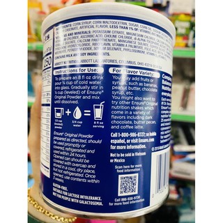 Sữa bột ensure vani Mỹ 397g
