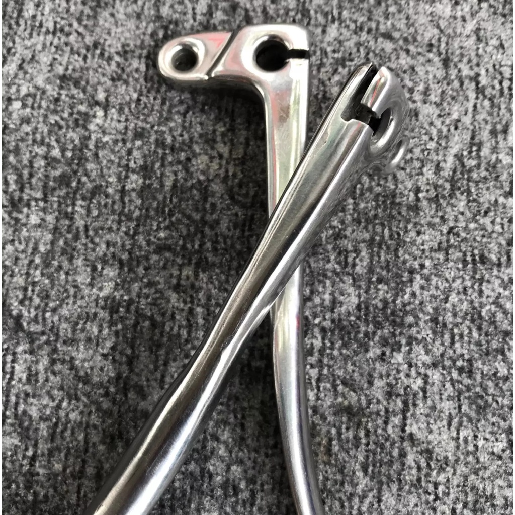 CẶP TAY THẮNG INOX XE 67 BỘ 2 TAY THẮNG VÀ COL INOX SÁNG BÓNG SẮC SẢO