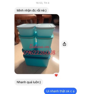 Set 6 hộp trữ đông Dẻo, hộp bảo quản thực phẩm nhựa nguyên sinh