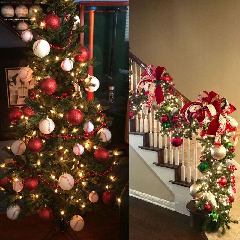 Hộp 36 Quả Cầu Kim Tuyến 4cm Trang Trí Cây Thông Noel