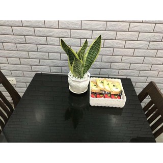 [mua3giam5k] 10m giấy dán tường gạch trắng 3D