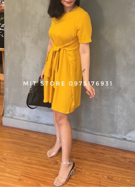 Váy thắt nơ eo loại đẹp | BigBuy360 - bigbuy360.vn