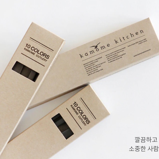 ♡K-kitchen♡  bộ muỗng nĩa trẻ em 10 màu camome