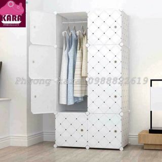 🌴THANH LÝ- TỦ QUẦN ÁO- TỦ 8 Ô LẮP GHÉP SIÊU XINK. Tặng kèm 1 giá treo đồ tiện ích. chọn mẫu yêu thích