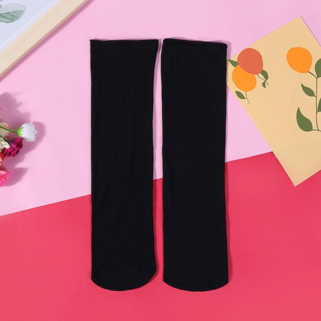 Vớ Dài Siêu Mỏng Mềm Mại Co Giãn Màu Trơn Thời Trang Mùa Hè Cho Nữ