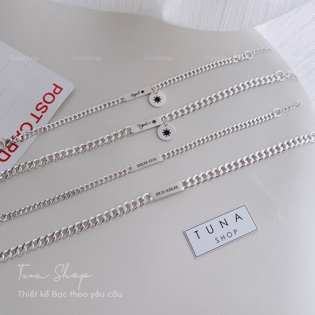 [HÀNG THIẾT KẾ] Vòng tay đôi Bạc [𝐊𝐡𝐚̆́𝐜 𝐭𝐡𝐞𝐨 𝐲𝐞̂𝐮 𝐜𝐚̂̀𝐮 ] Lắc đôi Bạc 999_ 𝐀̉𝐧𝐡 + 𝐕𝐢𝐝𝐞𝐨 𝐭𝐡𝐚̣̂𝐭 _ TUNASHOP SILVER