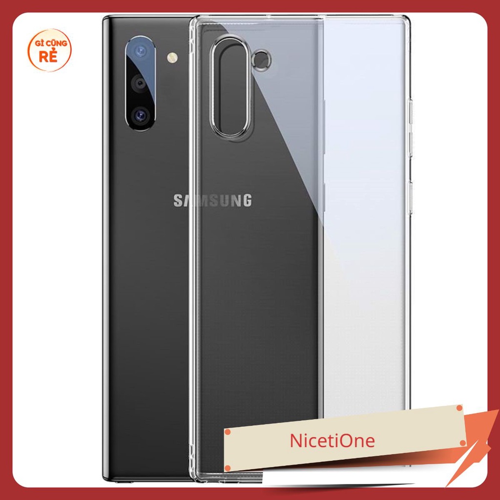 Ốp lưng silicon trong cho máy Samsung Note 9, Note 10 plus, note 8, note 20 ultra, S20 fe, s21 fe, note 10 lite