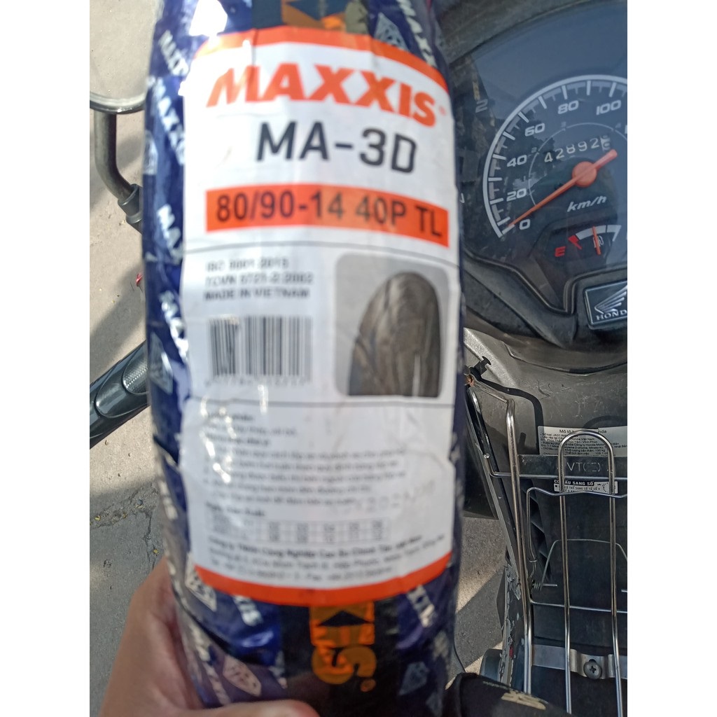 Vỏ Maxxis 80/90-14  ( hình chụp trực tiếp )