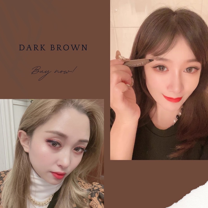 Kẻ Mày Phẩy Sợi Bền Màu, Chống Nước, Tự Nhiên Điêu Khắc 4D Makeup Real Natural Brow Tint