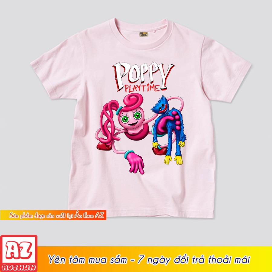 Áo thun trẻ em mommy long legs Poppy Playtime nhiều màu M3130
