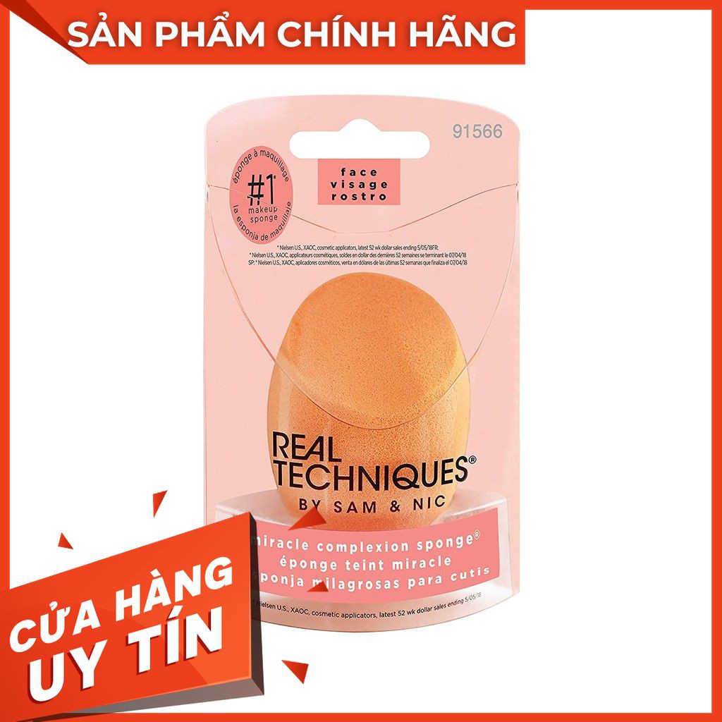 [HOT]Mút Tán Nền Real Techniques Miracle Complexion Sponge