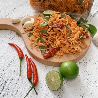 100gr khô gà xé lá chanh
