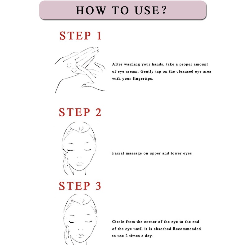 Hộp 30 Viên Kem Dưỡng Da Mắt Chống Nếp Nhăn Lão Hóa Loại Bỏ Quầng Thâm