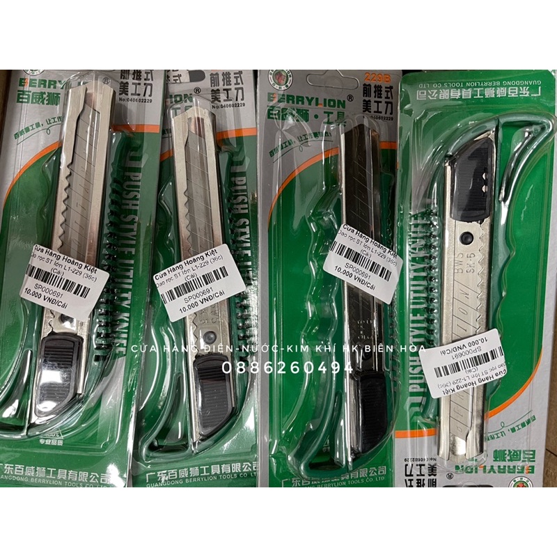 DAO/ LƯỠI DAO RỌC GIẤY BERRY & LS