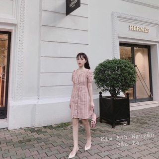 Váy kẻ ô hot hit