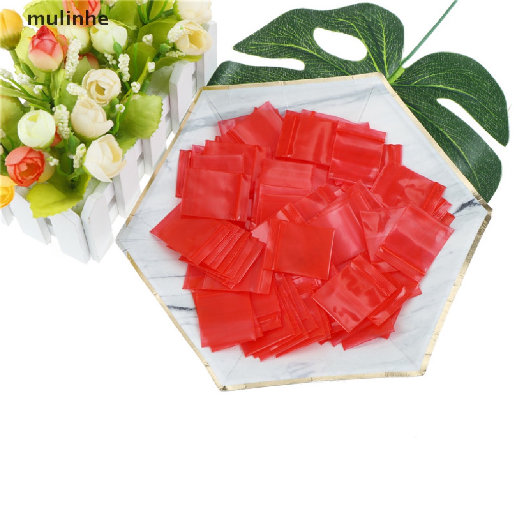 100 Túi Zip Nhựa Kích Thước 3 * 4cm