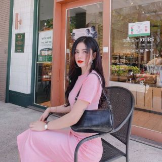 Đầm váy body thun gân trơn