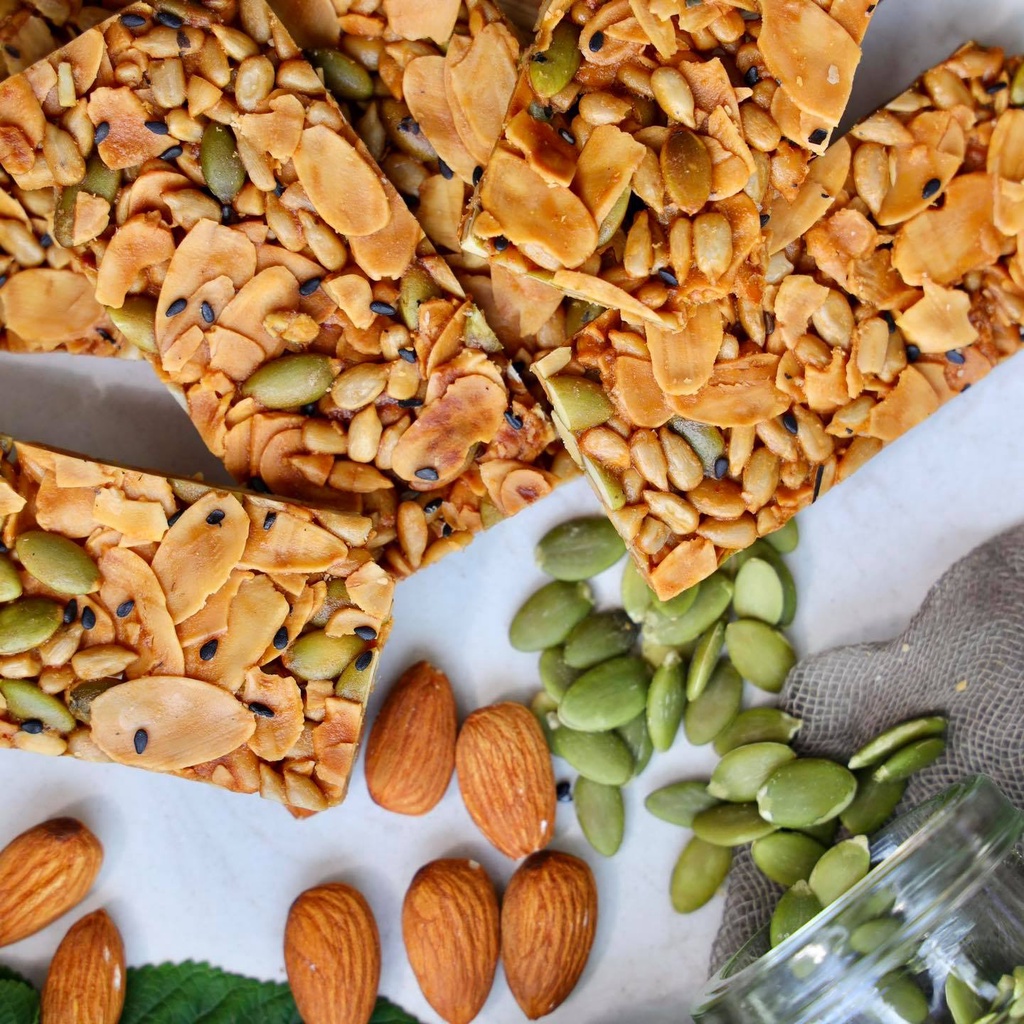 Bánh ngói hạnh nhân ăn kiêng TANU NUTS, bánh giảm cân không đường, keto tiện lợi