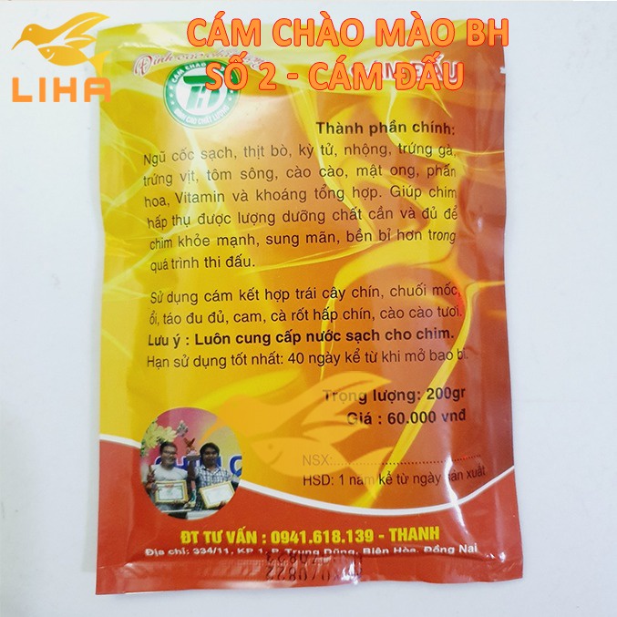 Cám Chào Mào BH 3in1 - Cám Chim Chào Mào Cao Cấp