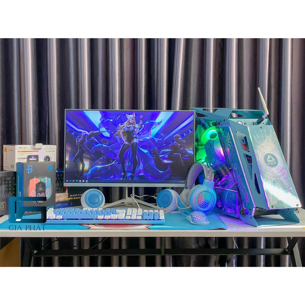 FULL BỘ PC GAMING XANH - Chiến Game Online và làm việc Photoshop, lướt net, xem phim, Game Audition, Liên minh,...