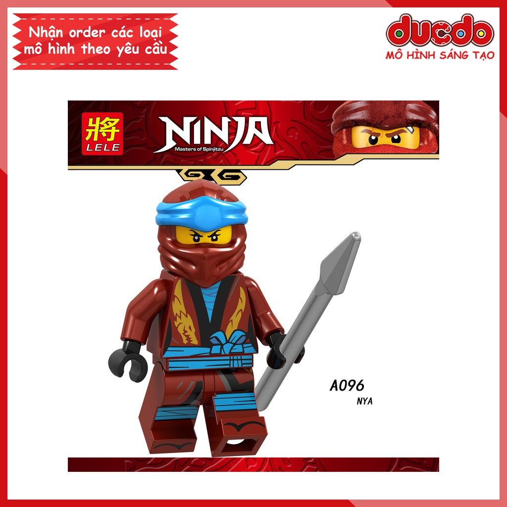 Minifigures các nhân vật Ninjago tuyệt đẹp - Đồ chơi Lắp ghép Xếp hình Mini Mô hình Ninja LeLe A090-A097