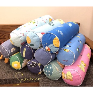 Gối ôm cho bé cotton 100%, vỏ gối ôm cho bé ruột gối bông gòn trắng