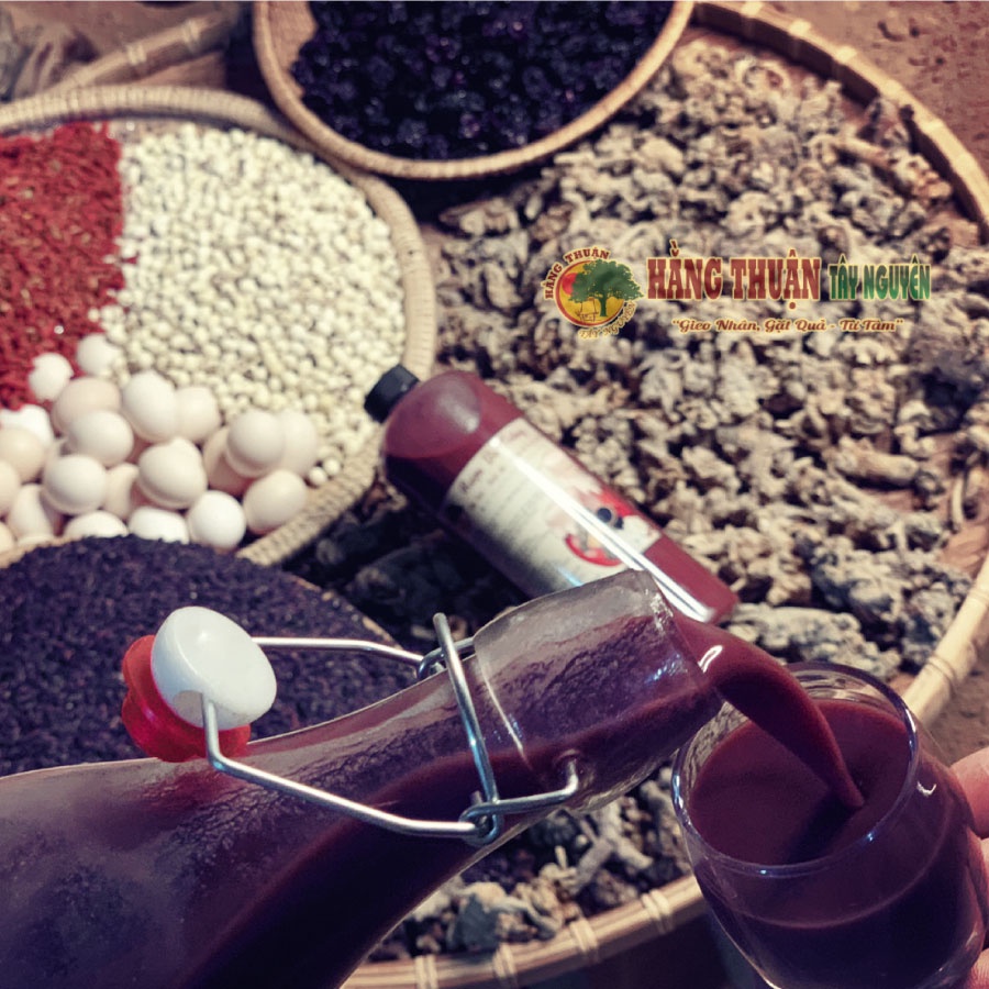 Cốt Nếp Than Trứng Gà Ta Hằng Thuận Tây Nguyên [ 1 lít ]