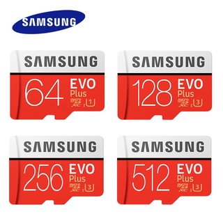 Thẻ Nhớ Samsung Evo Plus 512gb 256gb 128gb U3 4k Micro Sd 64gb Microsd Uhs-I C10 Tf