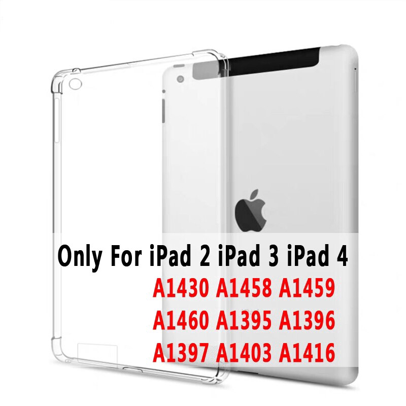 Ốp lưng trong suốt cho IPAD PRO 11 2020 2ND 7TH GEN 10.2 2019 2 3 4 5TH 6TH 9.7 2017 2018 AIR 3RD MINI 10.5 | BigBuy360 - bigbuy360.vn