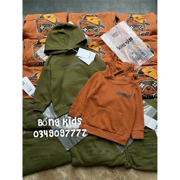 Áo Nỉ Bé Trai In Chữ GJ