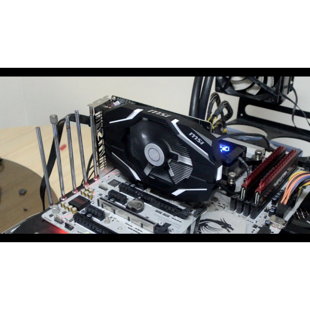 VGA MSI GTX 1050 2G DDR5 OCV1 KHÔNG NGUỒN PHỤ