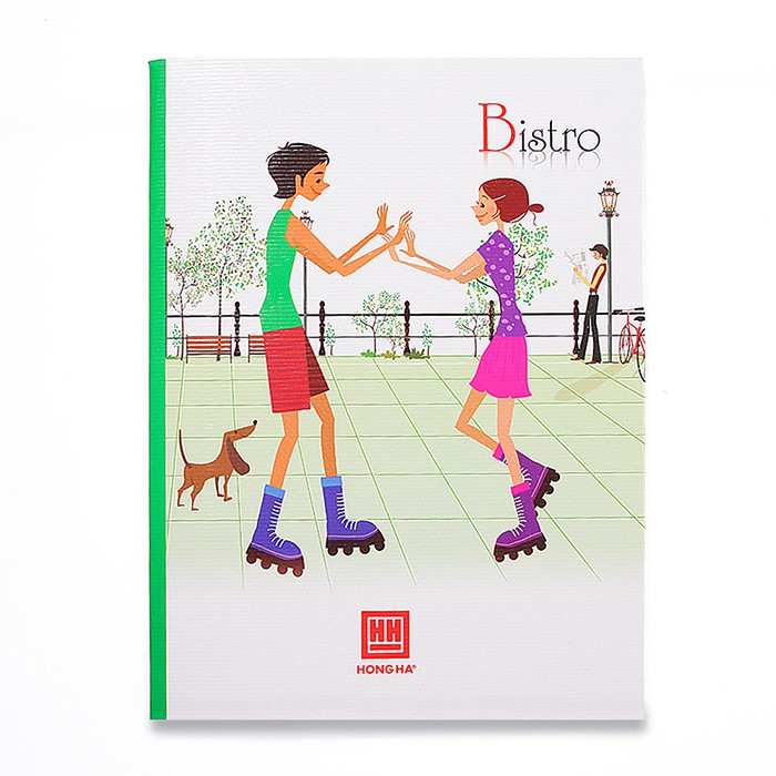 10 quyển Vở 4 ly ngang Hồng Hà 96 trang Class Bistro 0406 dành cho học sinh miền Trung - Nam cấp 2,3