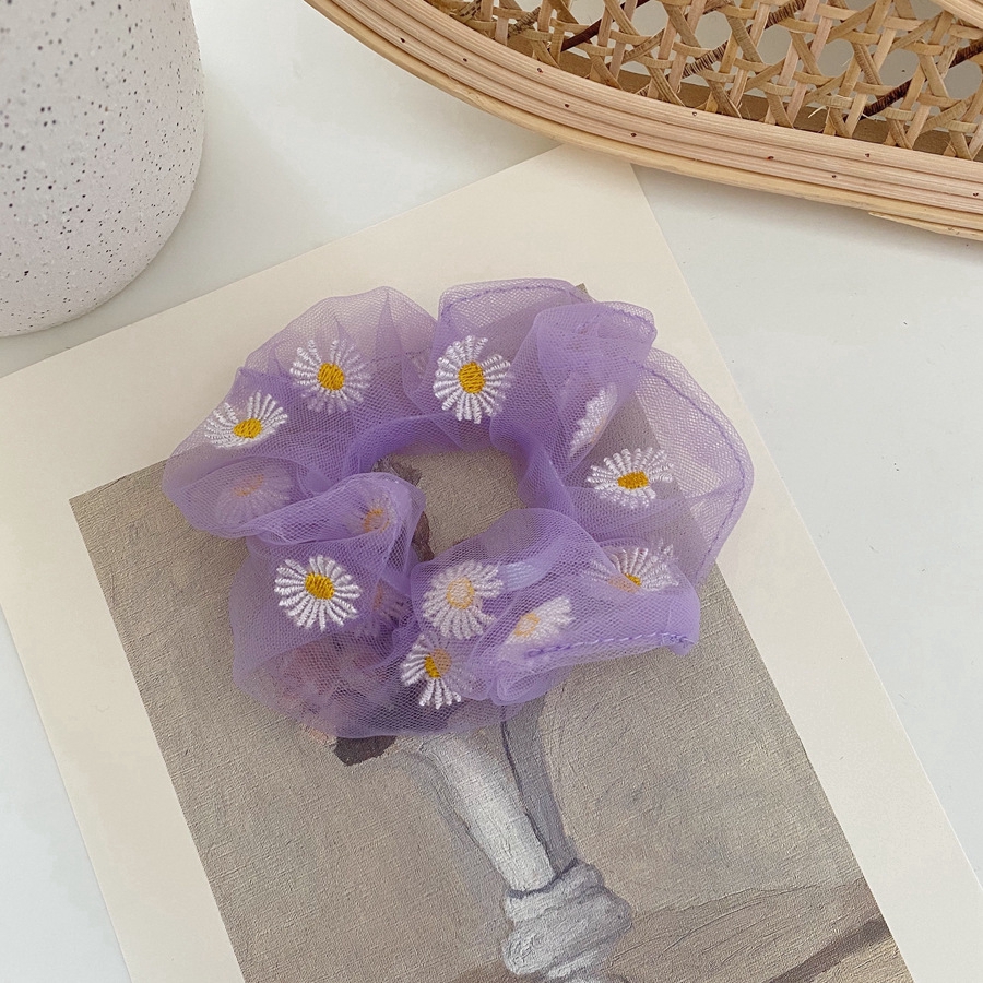 [Mã FASHIONCB231 hoàn tối đa 30K xu đơn 99K] Dây buộc tóc xuyên thấu họa tiết hoa thời trang cho nữ | BigBuy360 - bigbuy360.vn