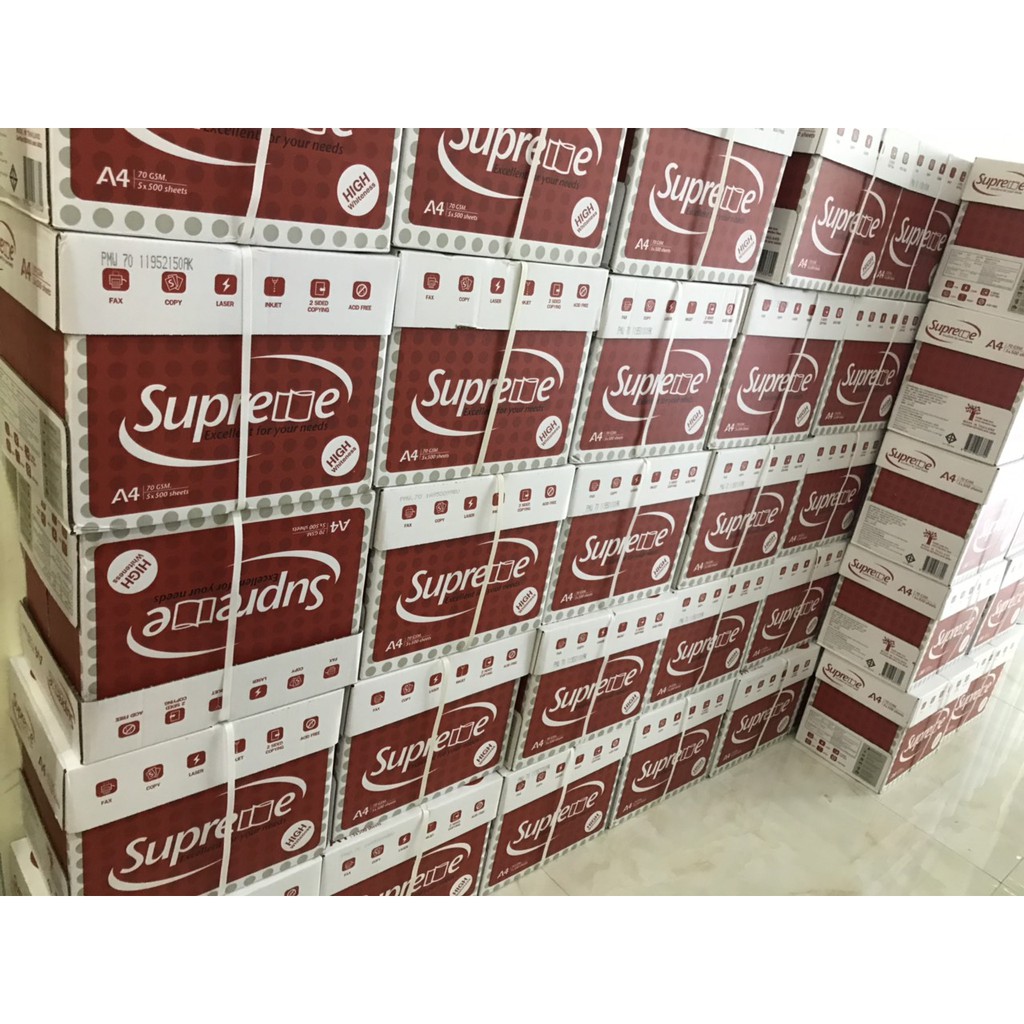 GIẤY SUPREME A4 ĐL70GSM